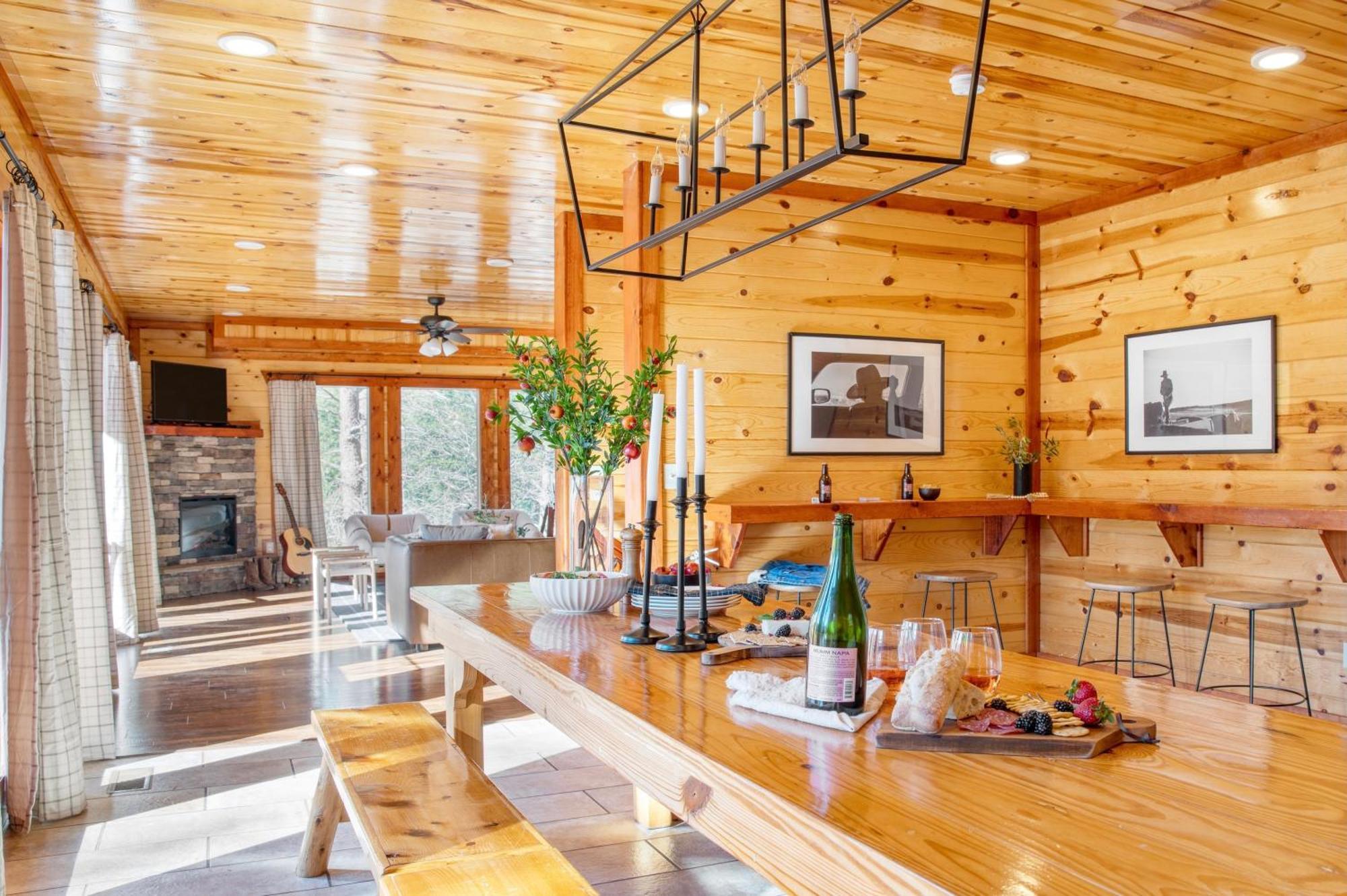 Sycamore By Avantstay Spectacular Mountain Home W Indoor Pool Hot Tub Home Theatre Fire Pit Sevierville Kültér fotó